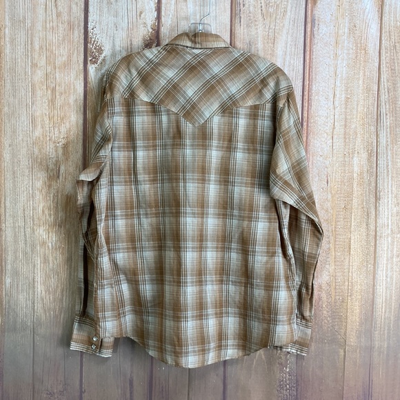💙Vintage 50 years old? Mervyn’s Western Shirt Men’s Size Large - Picture 8 of 13